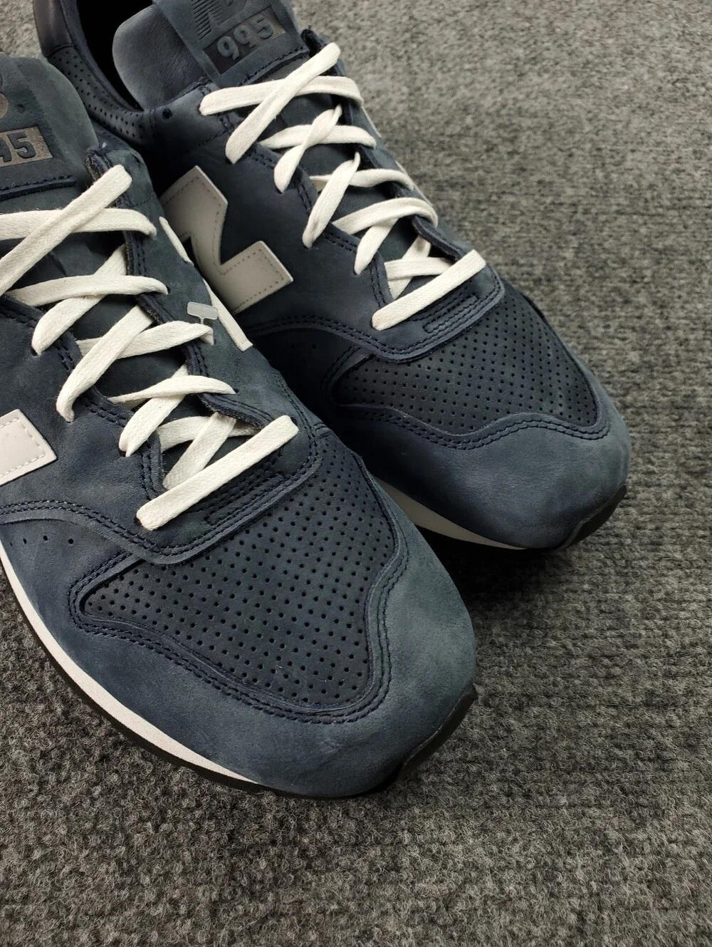 New Balance 995 Suede Encap Retro Sneakers Made in USA Size 12 Navy M995DNN NEW